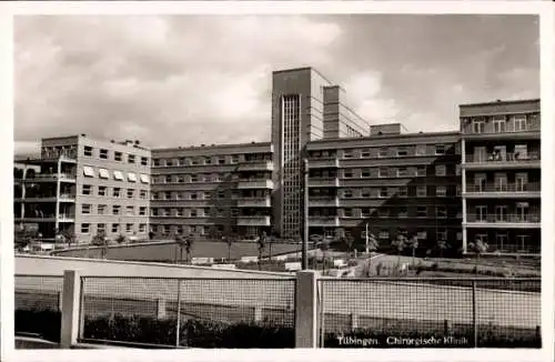 Ak Tübingen am Neckar, Chirurgische Klinik, ein großes Gebäude mit vielen Fenstern und Balkonen