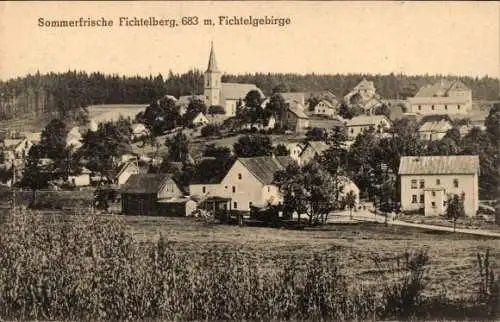 Ak Fichtelberg im Fichtelgebirge Oberfranken, Sommerfrische  683 m, Fichtelgebirge