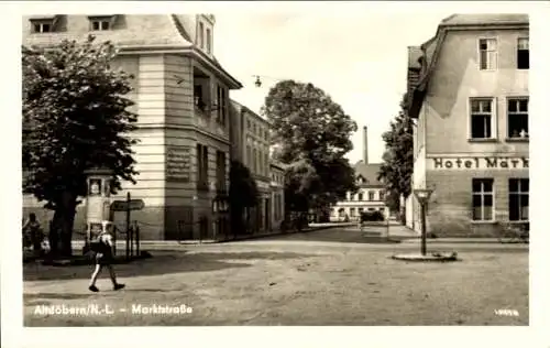 Foto Ak Altdöbern in der Niederlausitz, Marktstraße, Hotel Mark