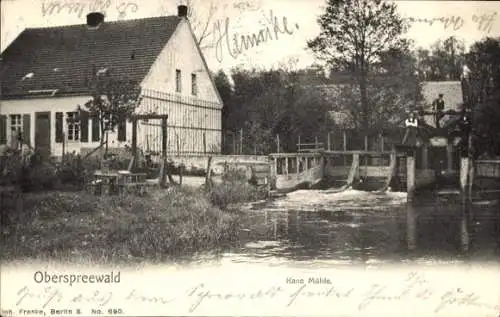 Ak Lübbenau im Spreewald, Kano Mühle