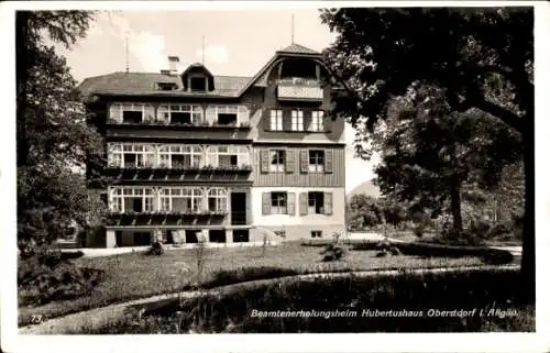 Ak Oberstdorf im Oberallgäu, Beamtenerholungsheim Hubertushaus Oberstdorf Allgäu