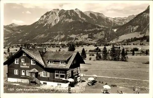 Ak Oberstdorf im Oberallgäu, Beratsbichl, Cafe Karatsbichl