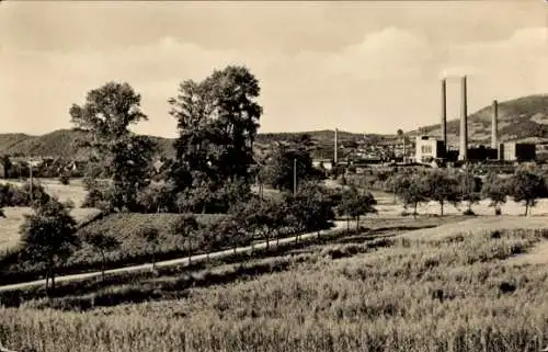 Ak Schwarza Saalbahn Rudolstadt in Thüringen, Ortsteil Schwarza, VEB Bild und Heimat Reichenba...