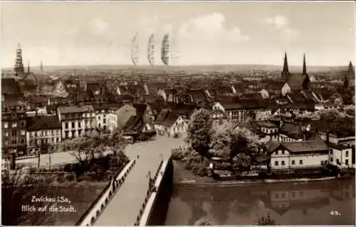 Ak Zwickau in Sachsen, Panorama