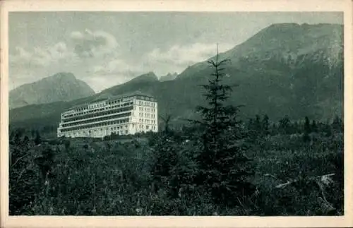 Ak Vysoké Tatry Hohe Tatra Slowakei, Palác Sanatorium Dra. Szontagha.