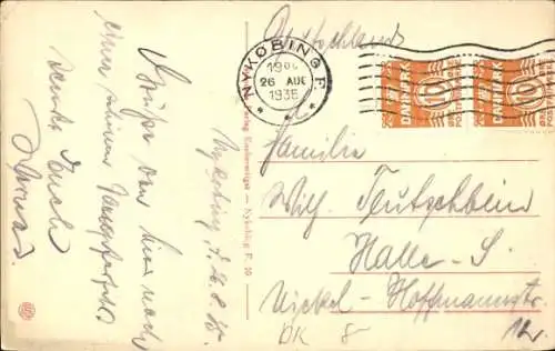 Ak Nyköbing Nykøbing Falster Dänemark, Udsigt fra Vandtaarnet