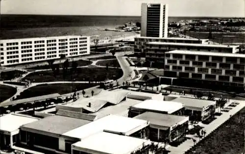 Ak Mamaia Constanța Konstanza Rumänien, Teilansicht, Strand