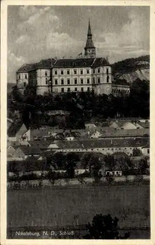 Ak Mikulov Nikolsburg Südmähren, Schloss