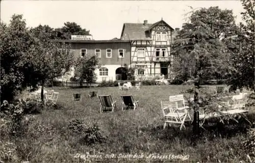 Ak Neuhaus im Solling Holzminden Niedersachsen, Liegewiese des Hotels