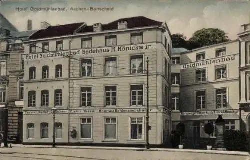 Ak Burtscheid Aachen Nordrhein Westfalen, Hotel Goldmühlenbad