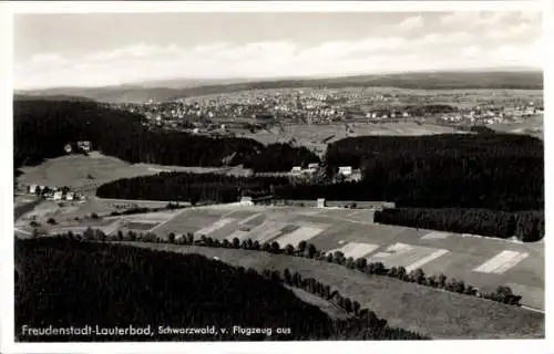 Ak Lauterbad Dietersweiler Freudenstadt im Nordschwarzwald, Fliegeraufnahme