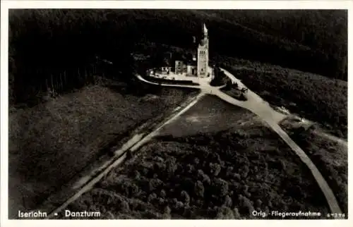 Ak Iserlohn im Märkischen Kreis, Danzturm, Fliegeraufnahme