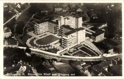 Ak Tübingen am Neckar, Fliegeraufnahme, Chirurgische Klinik