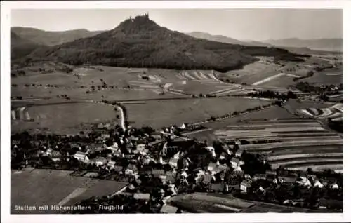 Ak Stetten Hechingen in Baden Württemberg, Stetten mit Hohenzollern, Burg Hohenzollern