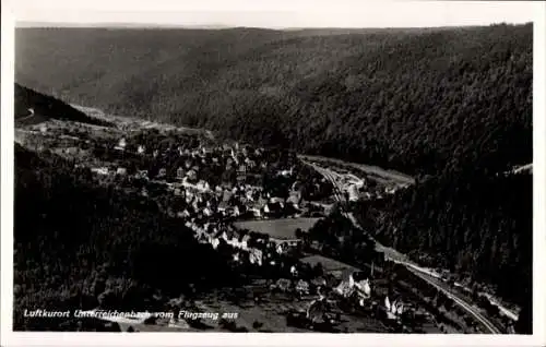 Ak Unterreichenbach im Schwarzwald, Fliegeraufnahme