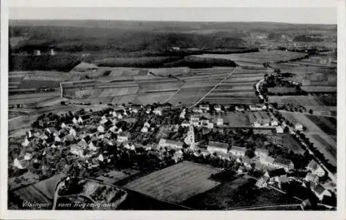 Ak Vilsingen Inzigkofen Baden Württemberg, Fliegeraufnahme