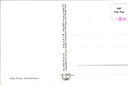 Ak Ahorn in Oberfranken, Fliegeraufnahme