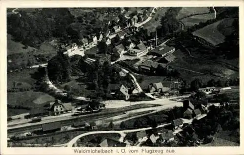 Ak Wald Michelbach Odenwald, Fliegeraufnahme