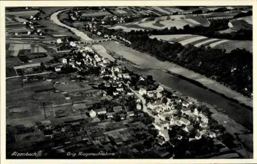 Ak Alzenbach Eitorf an der Sieg, Fliegeraufnahme