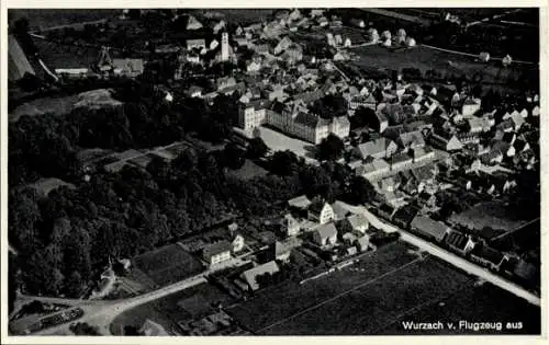 Ak Bad Wurzach in Oberschwaben, Luftbild