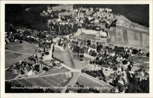 Ak Oberhof im Thüringer Wald, Fliegeraufnahme