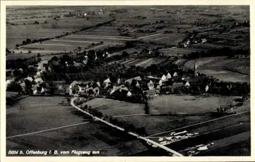 Ak Bühl Offenburg in Baden Schwarzwald, Fliegeraufnahme