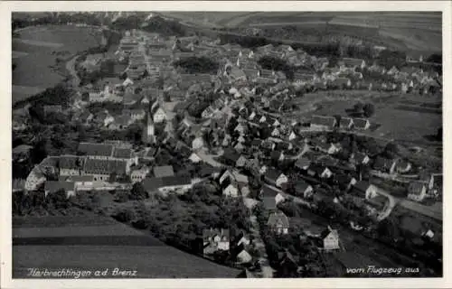 Ak Herbrechtingen an der Brenz Württemberg, Luftbild