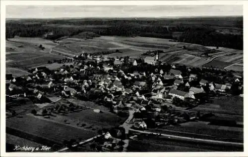 Ak Kirchberg an der Iller, Luftbild