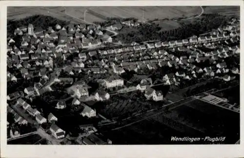 Ak Wendlingen am Neckar Baden Württemberg, Luftbild