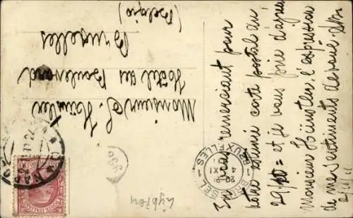 Ak Tripolis Tripoli Libyen, Passanten, Turm