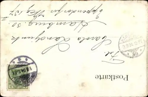 Künstler Ak Westerland auf Sylt, Familienbad