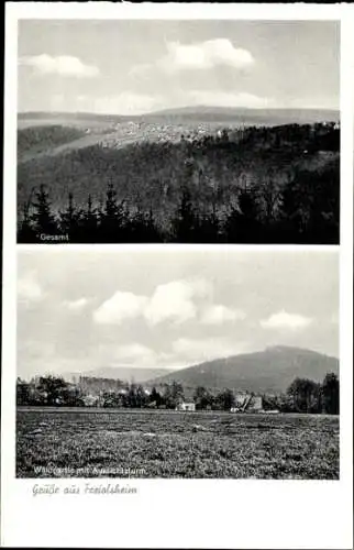 Ak Freiolsheim Gaggenau im Murgtal Schwarzwald, Gesamt, Waldpartie mit Aussichtsturm