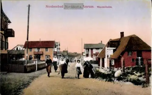 Ak Norddorf auf Amrum Nordfriesland, Wandelbahn