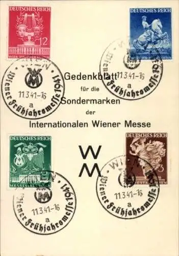 Ak Internationale Wiener Messe, Sondermarken