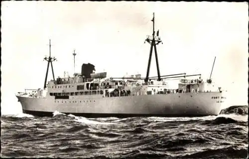 Ak Schiff Fort Niagara, Compagnie Générale Transatlantique