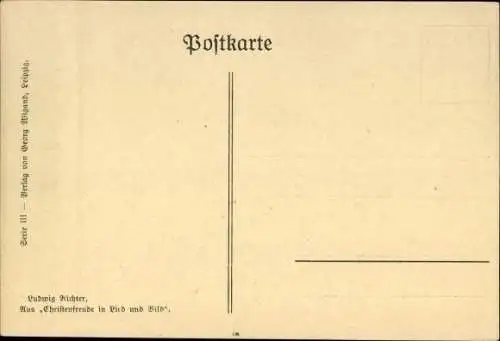 Künstler Ak Richter, L., Christenfreude in Lied und Bild, Liebespaar