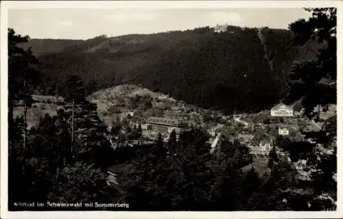 Ak Bad Wildbad im Schwarzwald, Panorama, Sommerberg