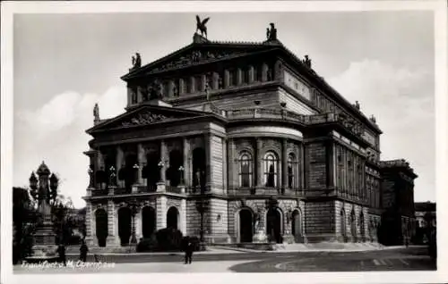 Ak Frankfurt am Main, Opernhaus