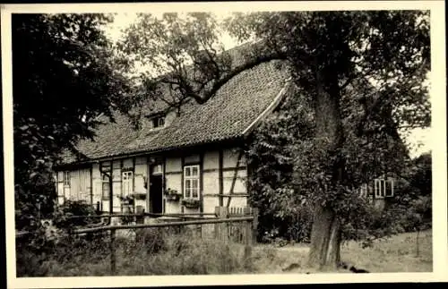 Ak Breitenhees Wrestedt Niedersachsen, Fachwerkhaus