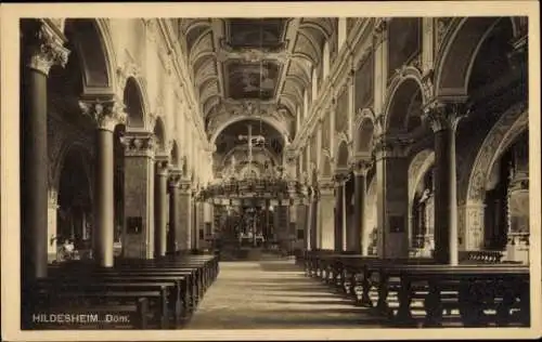 Ak Hildesheim in Niedersachsen, Innenansicht des Hildesheimer Doms