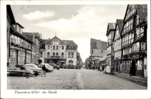 Ak Dannenberg an der Elbe, Am Markt