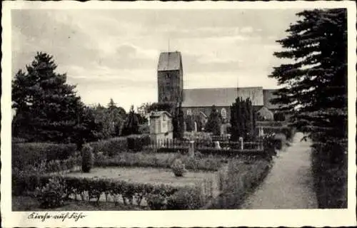Ak Insel Föhr Nordfriesland, Kirche auf Föhr
