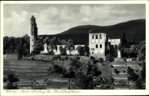 Ak Frauenalb Schielberg Marxzell im Schwarzwald, Klosterruine Frauenalb, Ruine der Limburg, Ba...