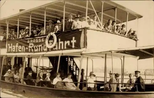 Ak Hamburg Mitte Altstadt, Grosse Hafen-Rundfahrt