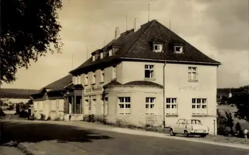 Ak Hammerbrücke im Vogtland, Gasthof Hammerbrücke 1.Vogtl Gasthof