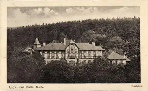 Ak Roda (S. A. Sachsen Altenburg) Stadtroda in Thüringen, Luftkurort  S.-A., Kurhaus