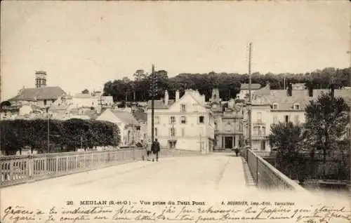 Ak Meulan en Yvelines, Vue prise du Petit Pont