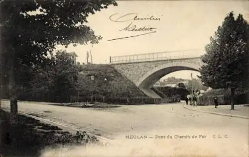 Ak Meulan en Yvelines, Brücke