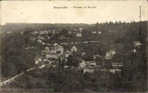 Ak Marly le Roi Yvelines, Panorama de Montval