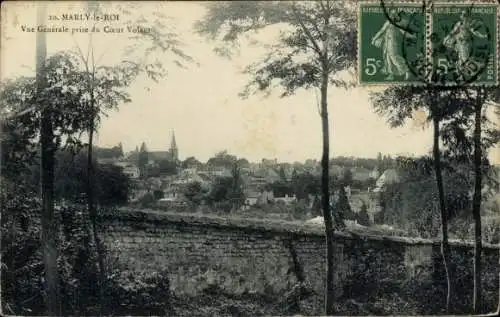 Ak Marly le Roi Yvelines, Vue Générale prise du Coeur Volant